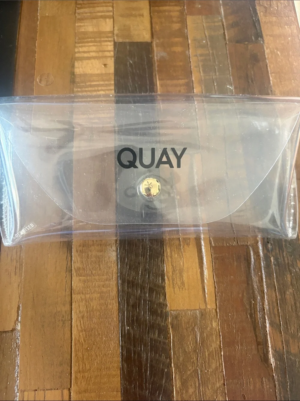 QUAY Oversized Square Sunglasses in Sky Blue 52m